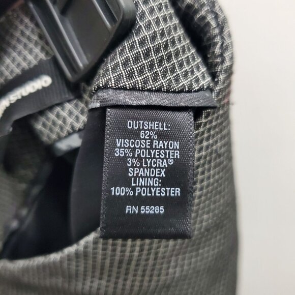 Express Design Studio Y2K Black Micro Diamond Print Career Pencil Skirt Size 2 - Picture 4 of 5